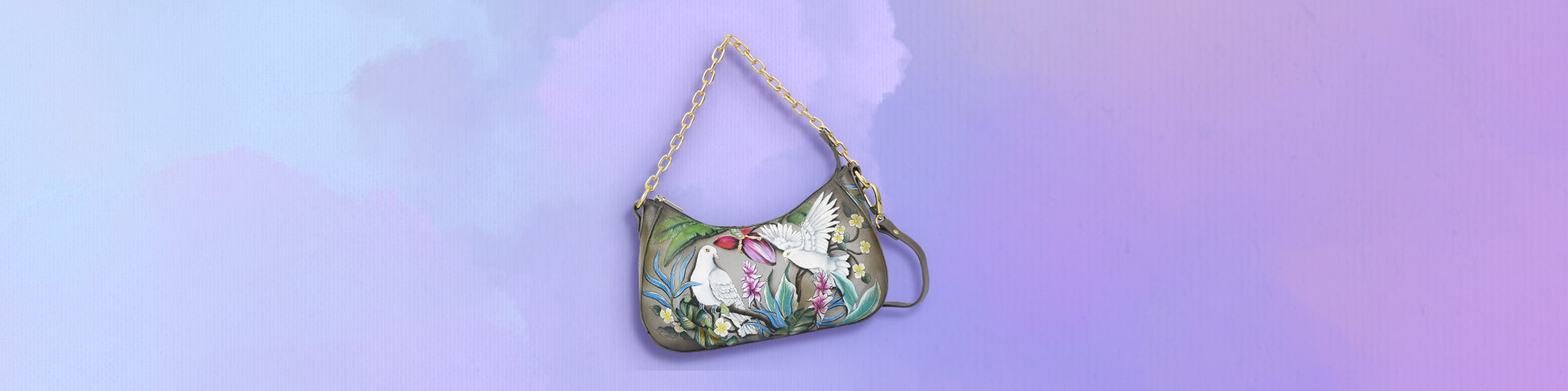 Anuschka Hand-Painted Leather & Printed Fabric Bags & Accessories