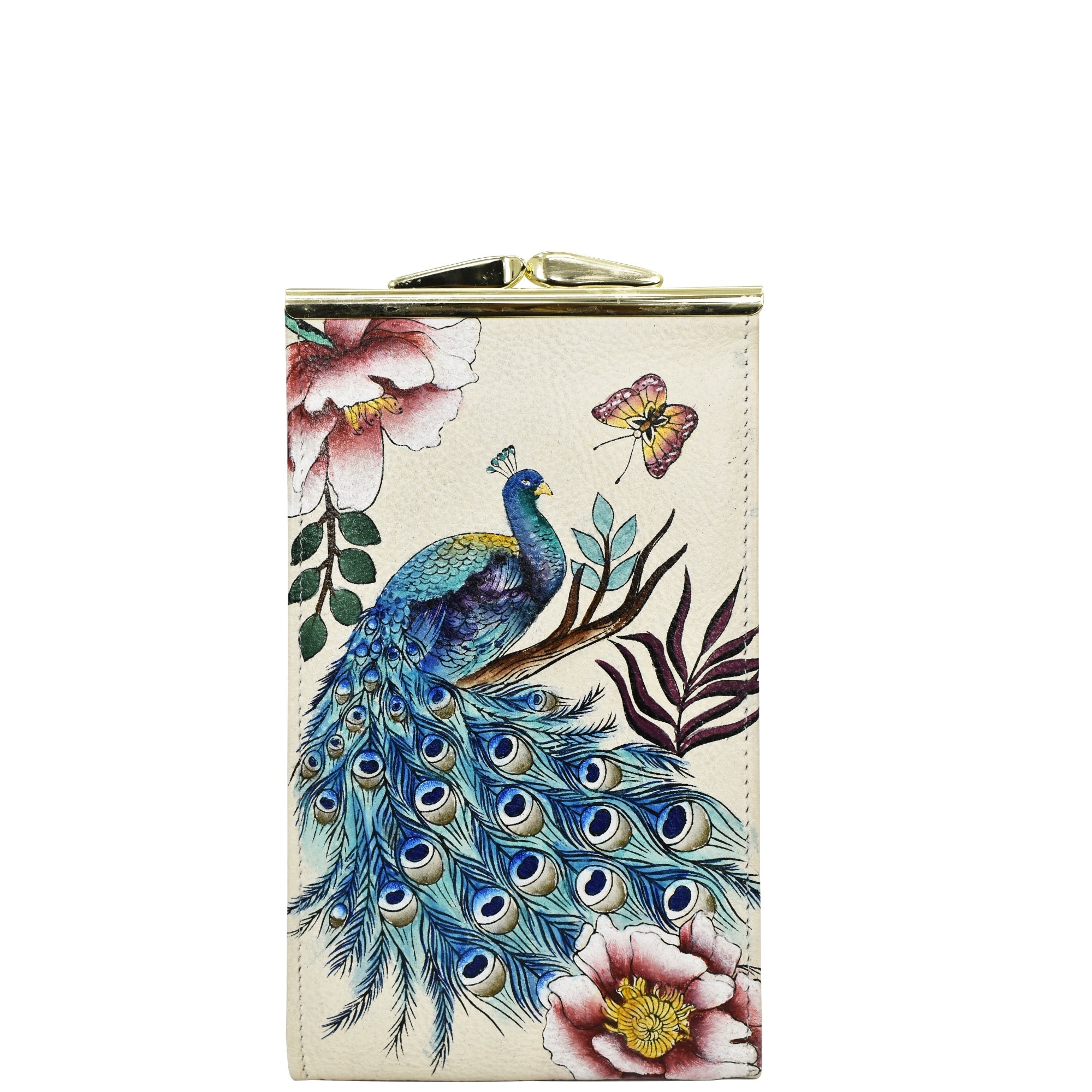 Pretty Peacocks Double Eyeglass Case - 1009