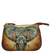 Elephant Mandala Medium Zip Pouch - 1107