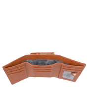 RFID Blocking Small Flap French Wallet - 1138