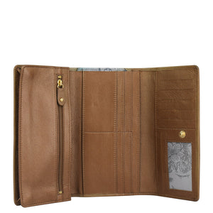 Triple Fold RFID Clutch Wallet - 1150