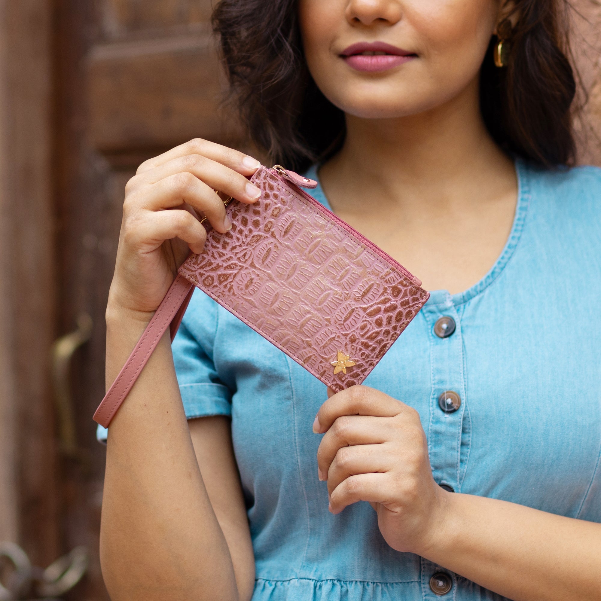 Card Holder with Wristlet - 1180