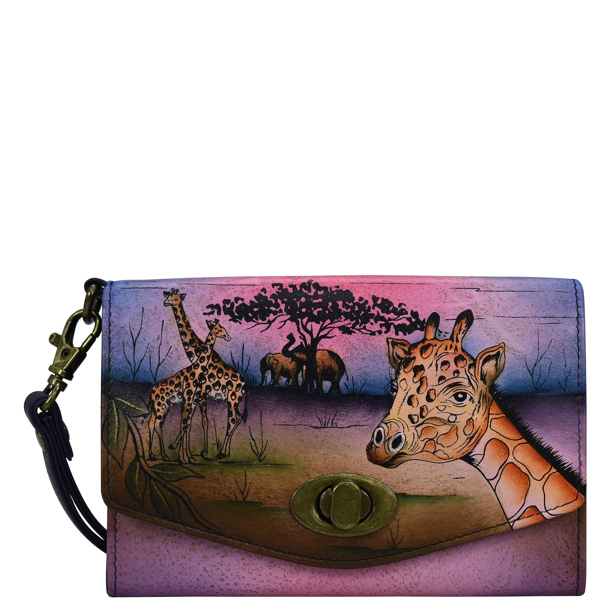 Serengeti Sunset Vintage Wristlet Clutch - 1863