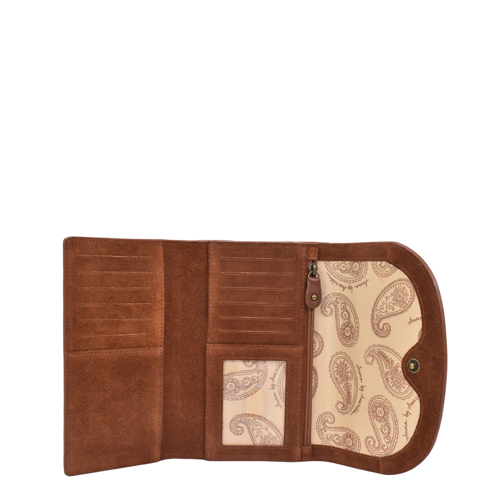 Heritage Leather Tri-Fold Wallet - 1889