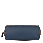 Heritage Leather Zippered Cosmetic Pouch - 1908