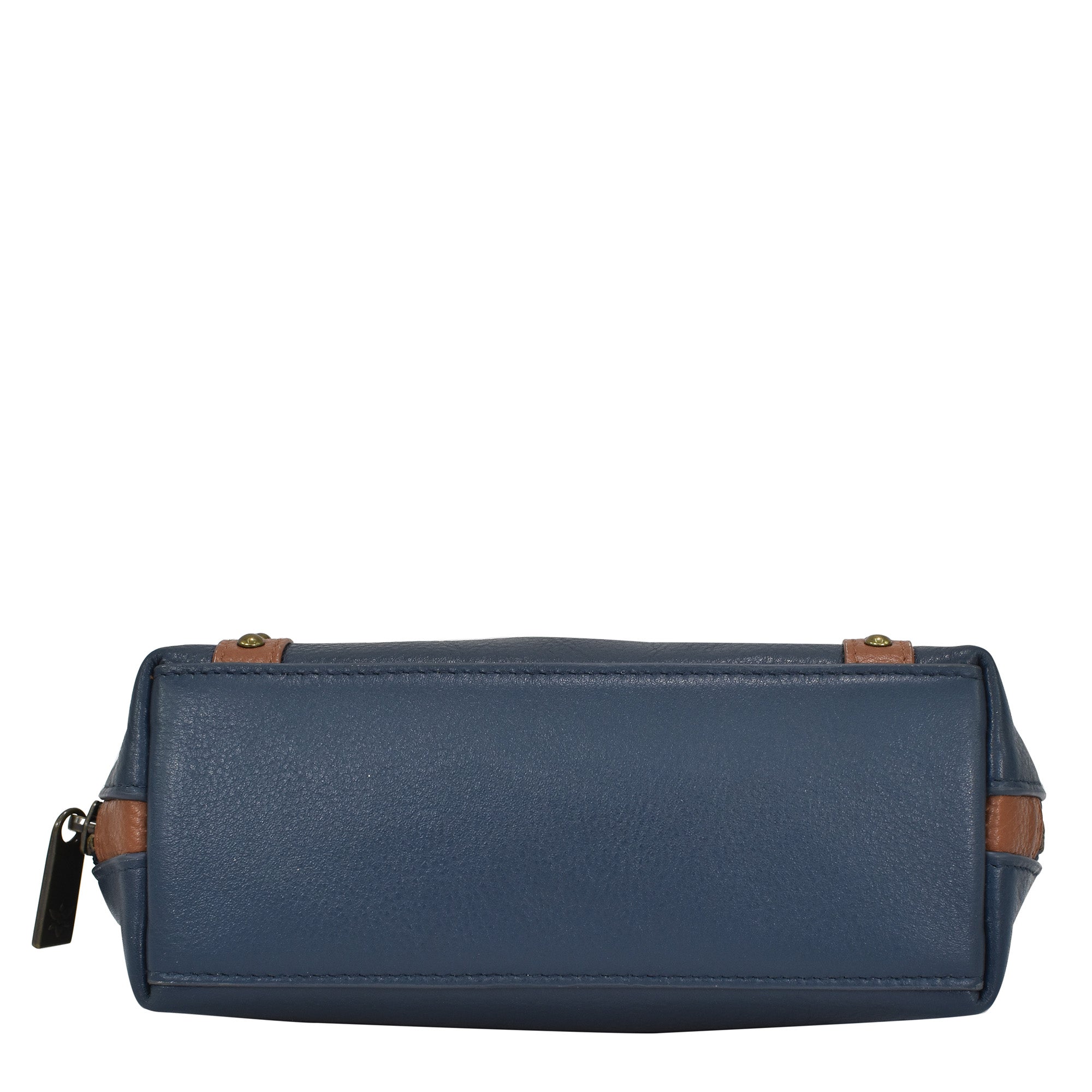 Heritage Leather Zippered Cosmetic Pouch - 1908