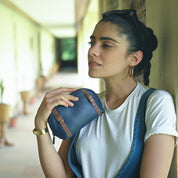 Heritage Leather Zippered Cosmetic Pouch - 1908