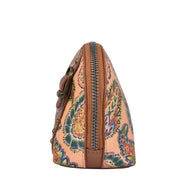 Heritage Leather Zippered Cosmetic Pouch - 1908