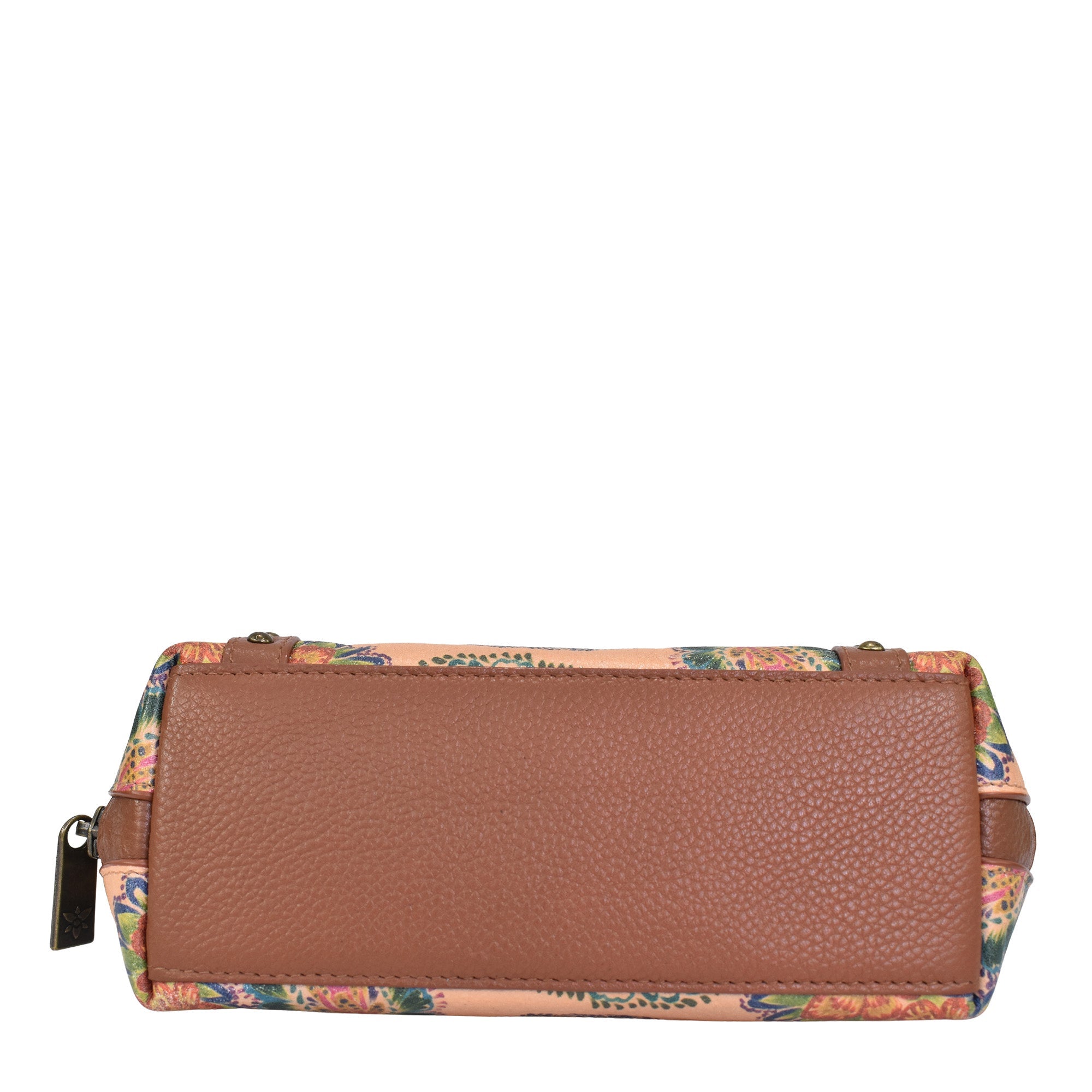 Heritage Leather Zippered Cosmetic Pouch - 1908