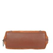 Heritage Leather Zippered Cosmetic Pouch - 1908