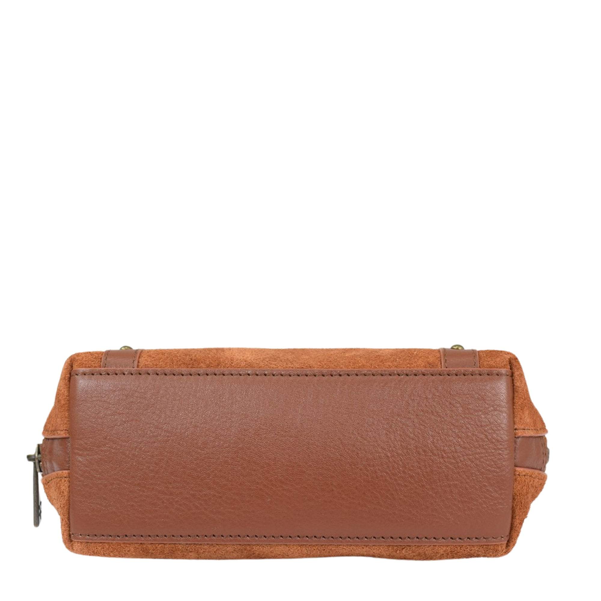 Heritage Leather Zippered Cosmetic Pouch - 1908