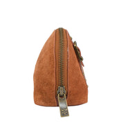 Heritage Leather Zippered Cosmetic Pouch - 1908