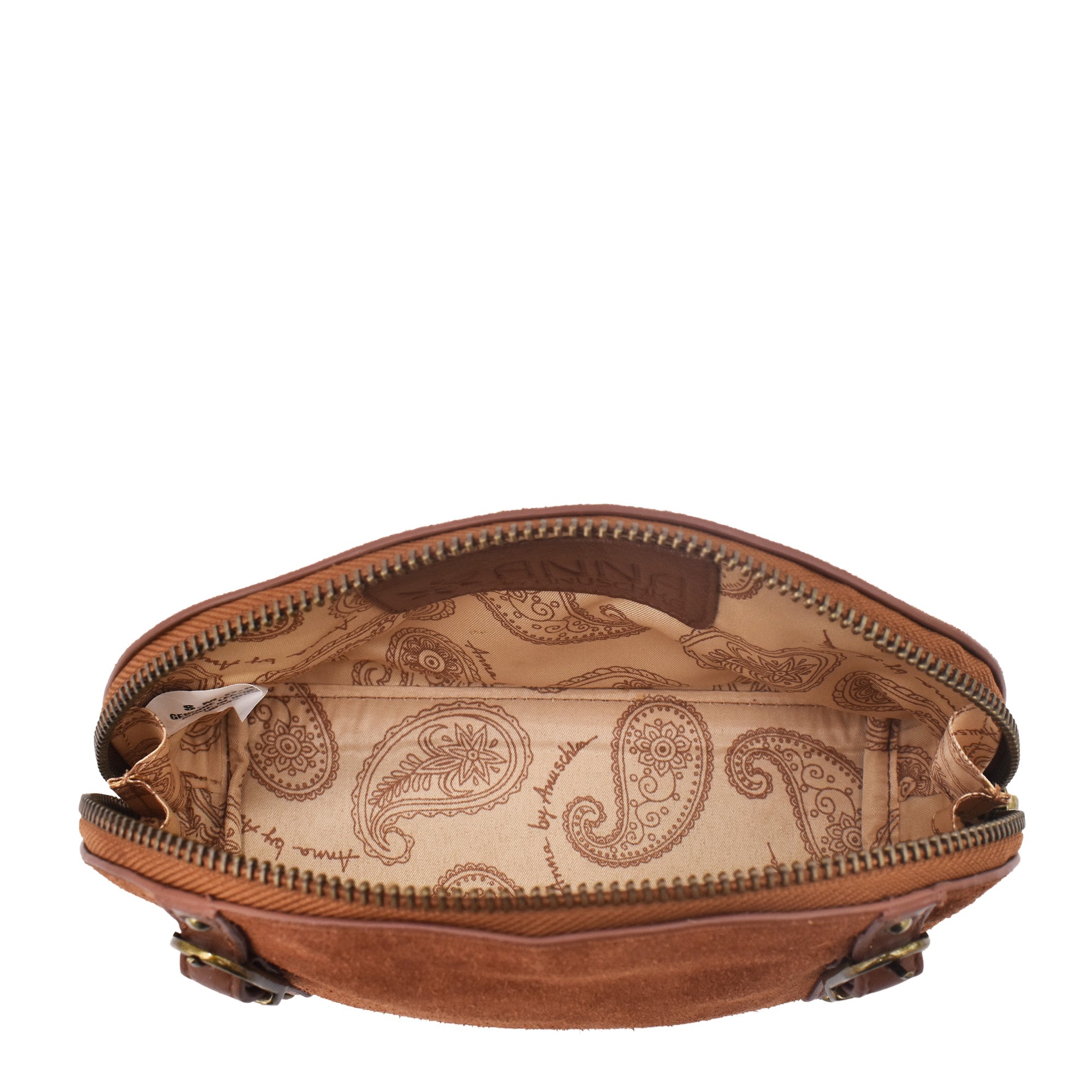 Heritage Leather Zippered Cosmetic Pouch - 1908