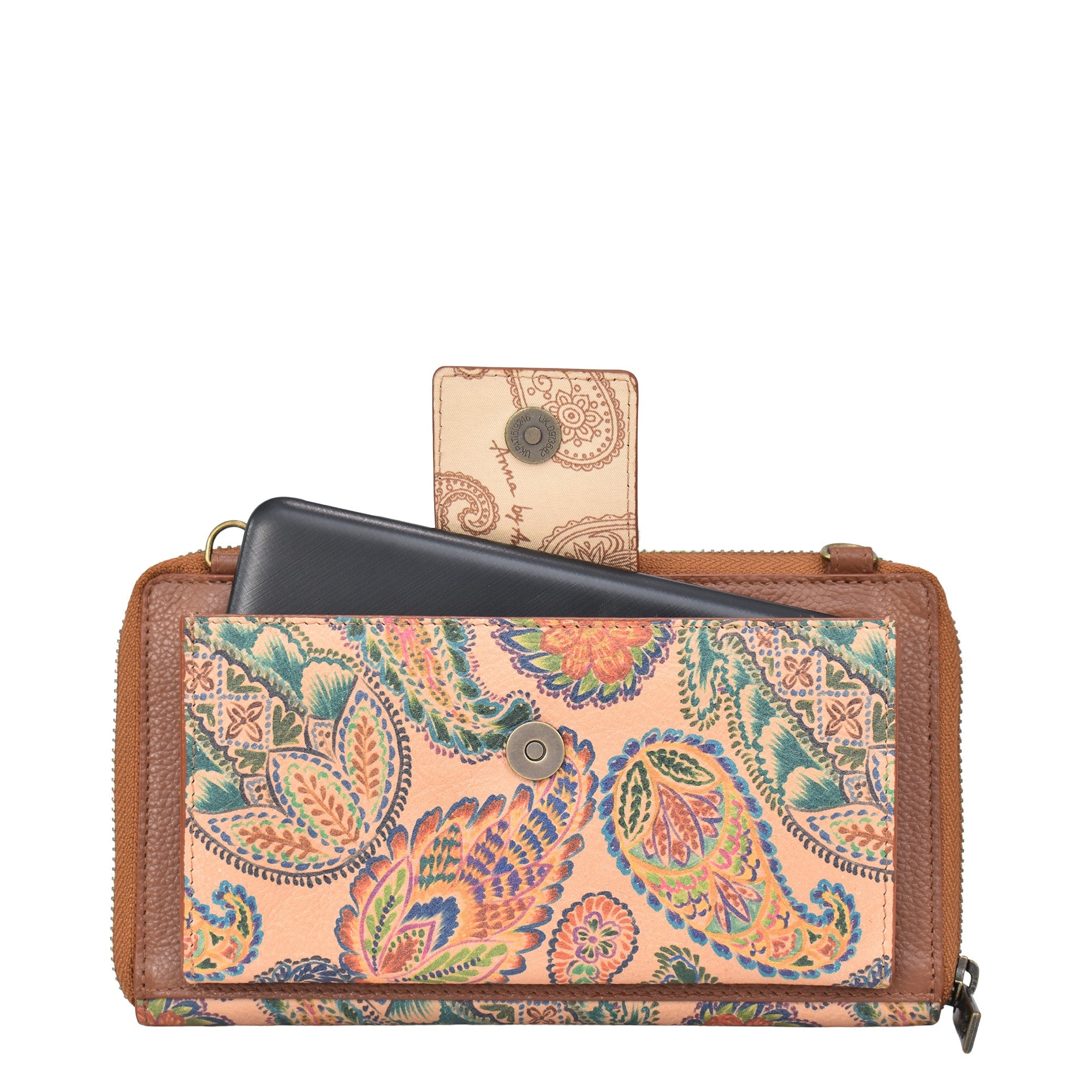 Heritage Leather Crossbody Organizer - 1932