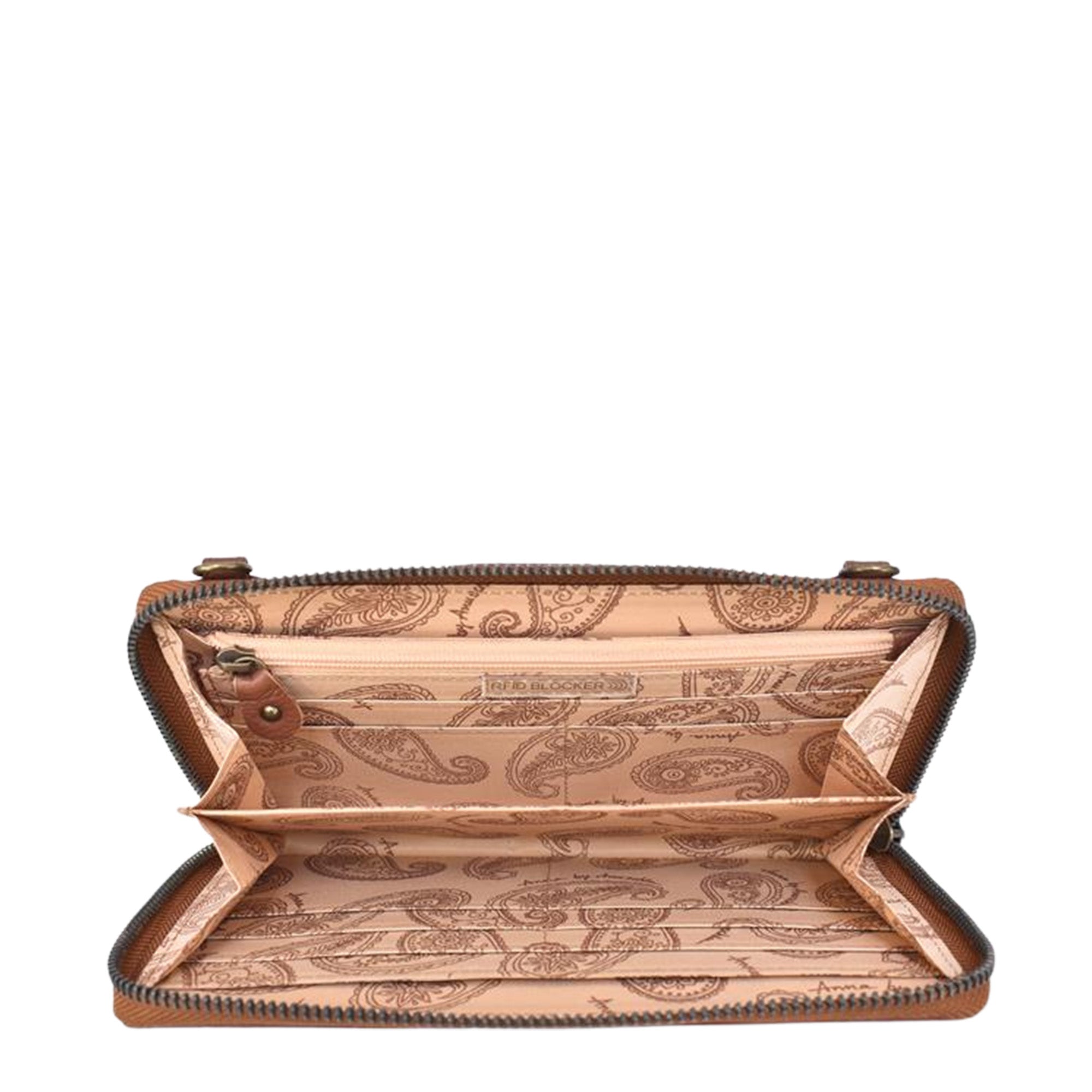 Heritage Leather Crossbody Organizer - 1932