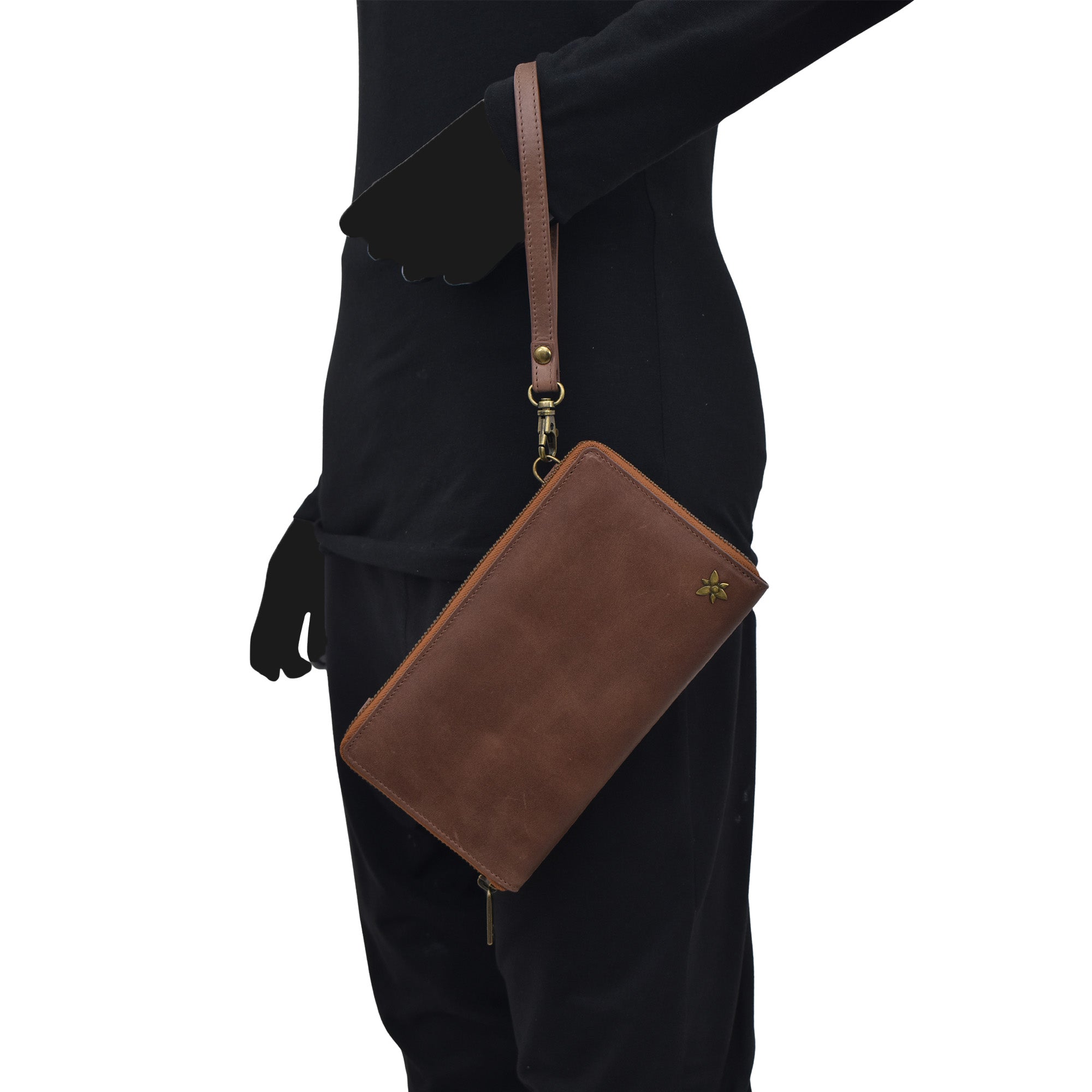 Heritage Leather Crossbody Organizer - 1932