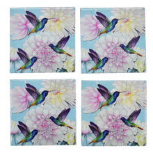 Load image into Gallery viewer, Set of 4 Wooden Printed Square Coasters - 25000

