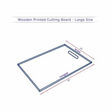 Load image into Gallery viewer, Wooden Printed Cutting Board - 25002
