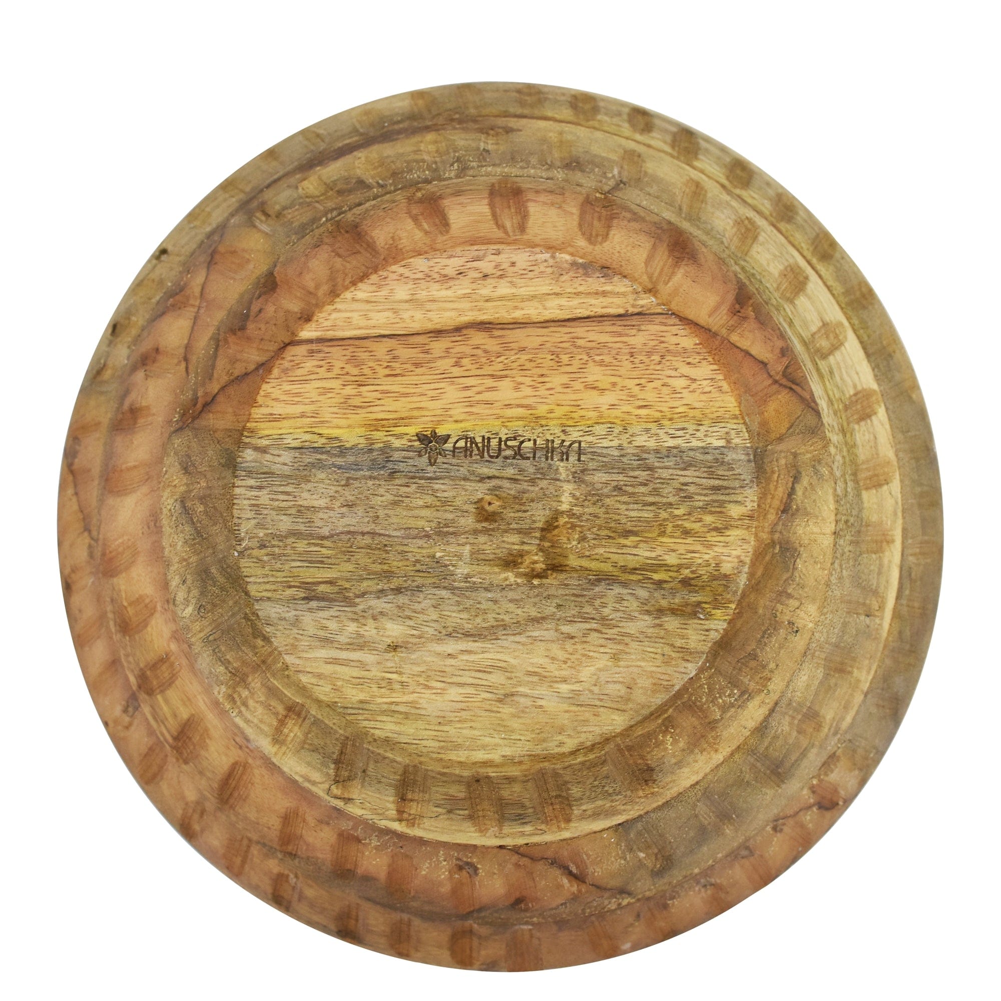 Wooden Printed Bowl - 25003