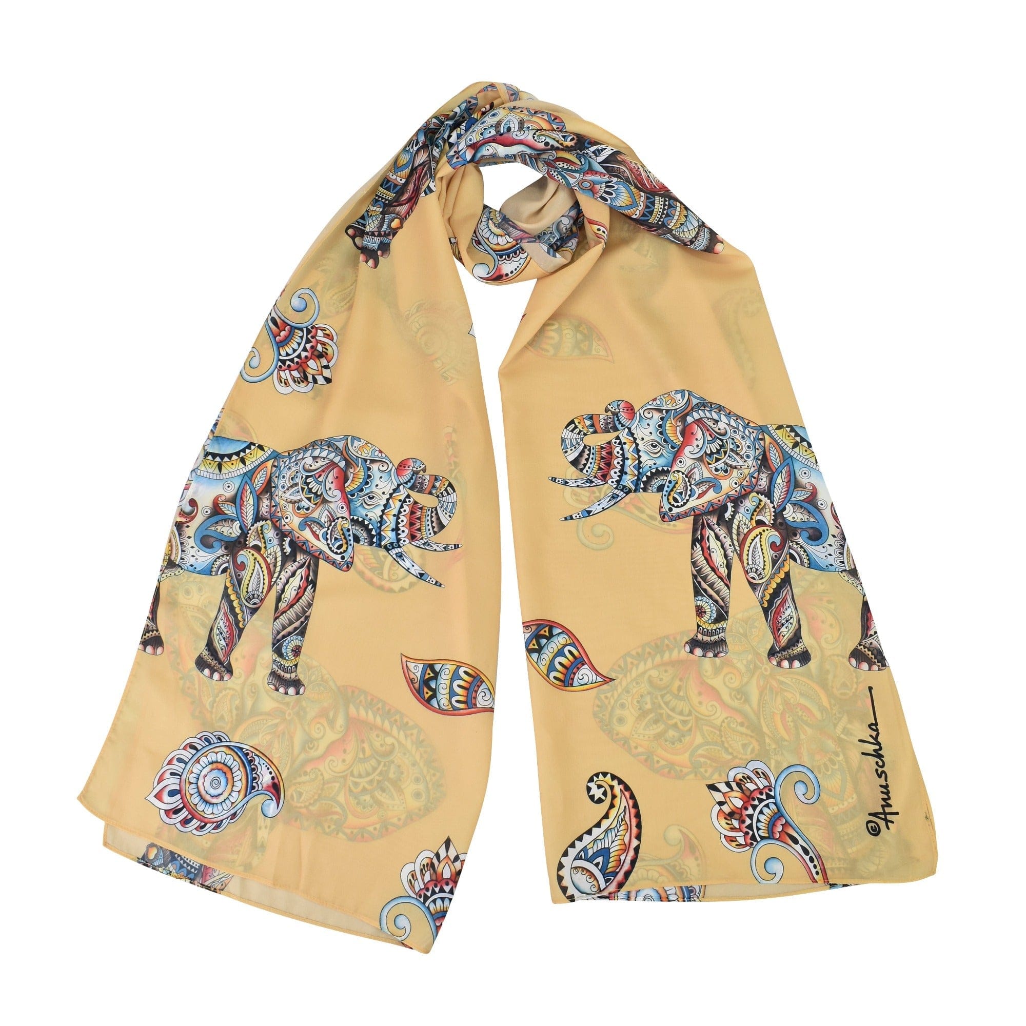 Printed Chiffon Scarf - 3300