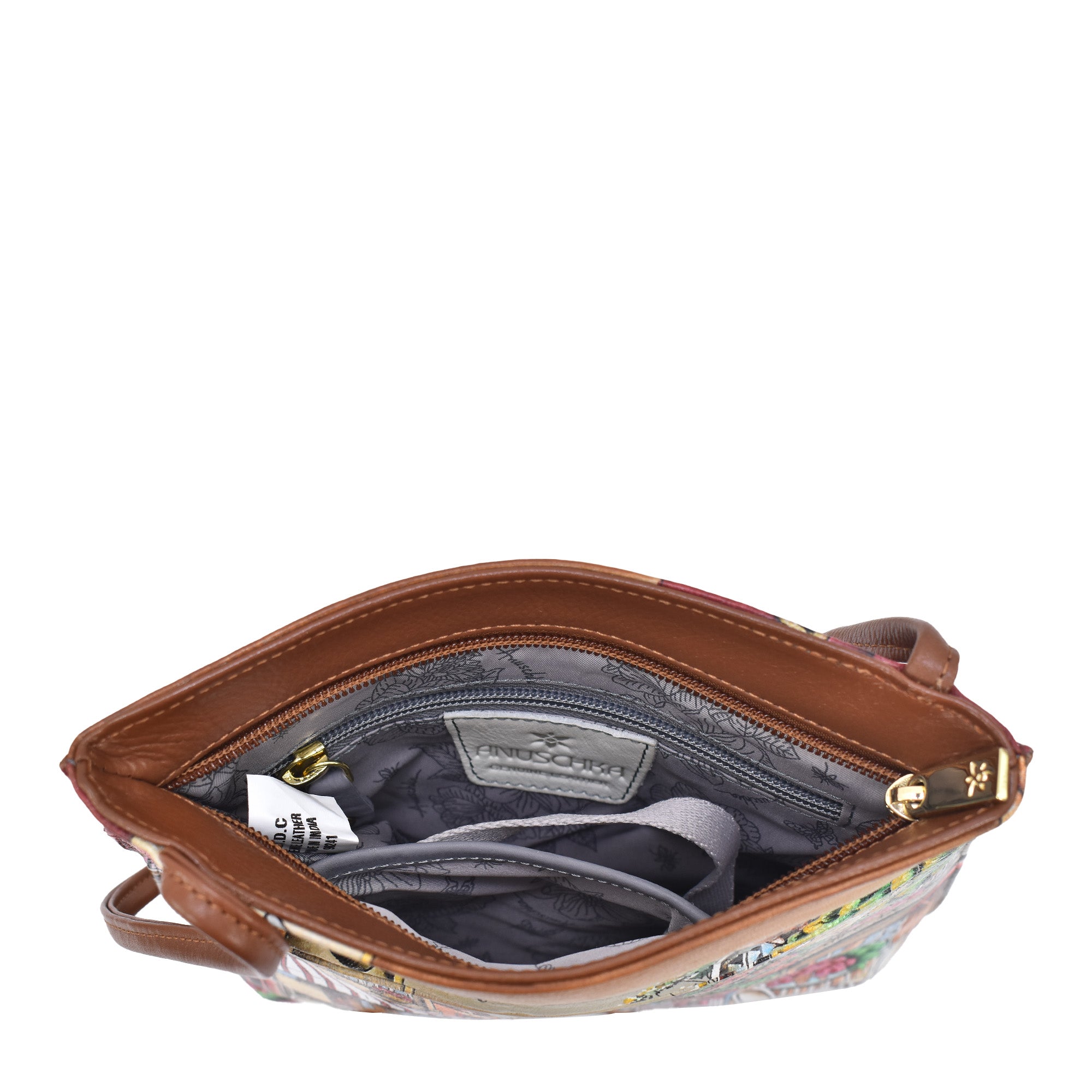 Slim Crossbody With Front Zip - 452