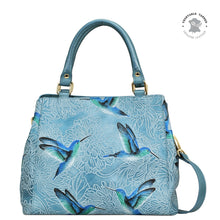 Load image into Gallery viewer, Tooled Birds Sky Multi Compartment Satchel - 690
