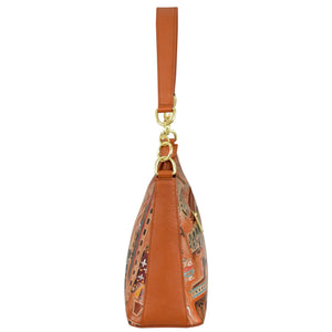 Zip-Top Shoulder Hobo - 707