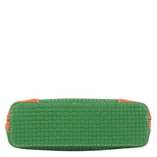 Heritage Leather Small Multi Compartment Zip-Around Organizer - 8109