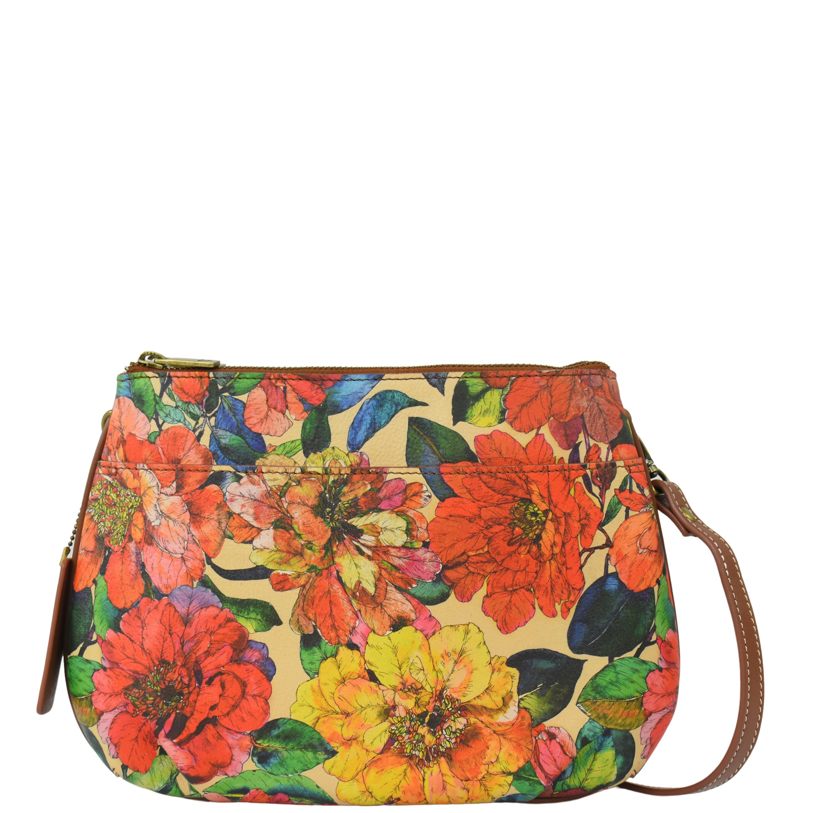 Heritage Leather Multi-Compartment Crossbody - 8280