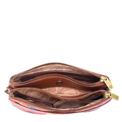 Heritage Leather Multi-Compartment Crossbody - 8280