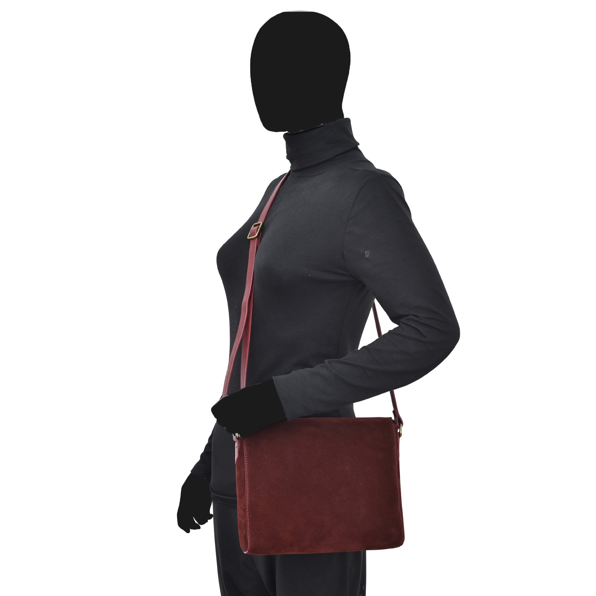 Heritage Leather Slim Medium Crossbody - 8334