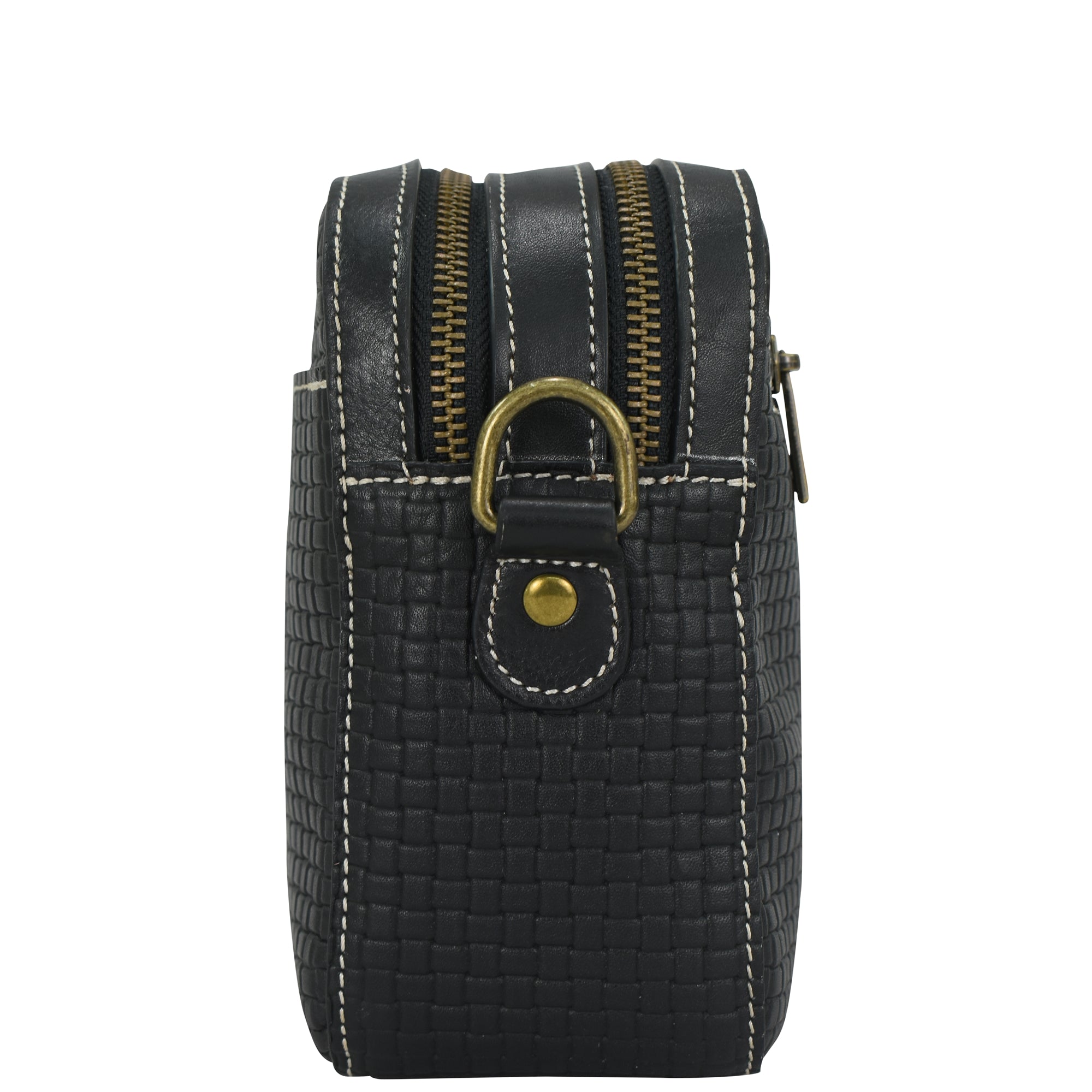 Twin Zippered Crossbody - 8457