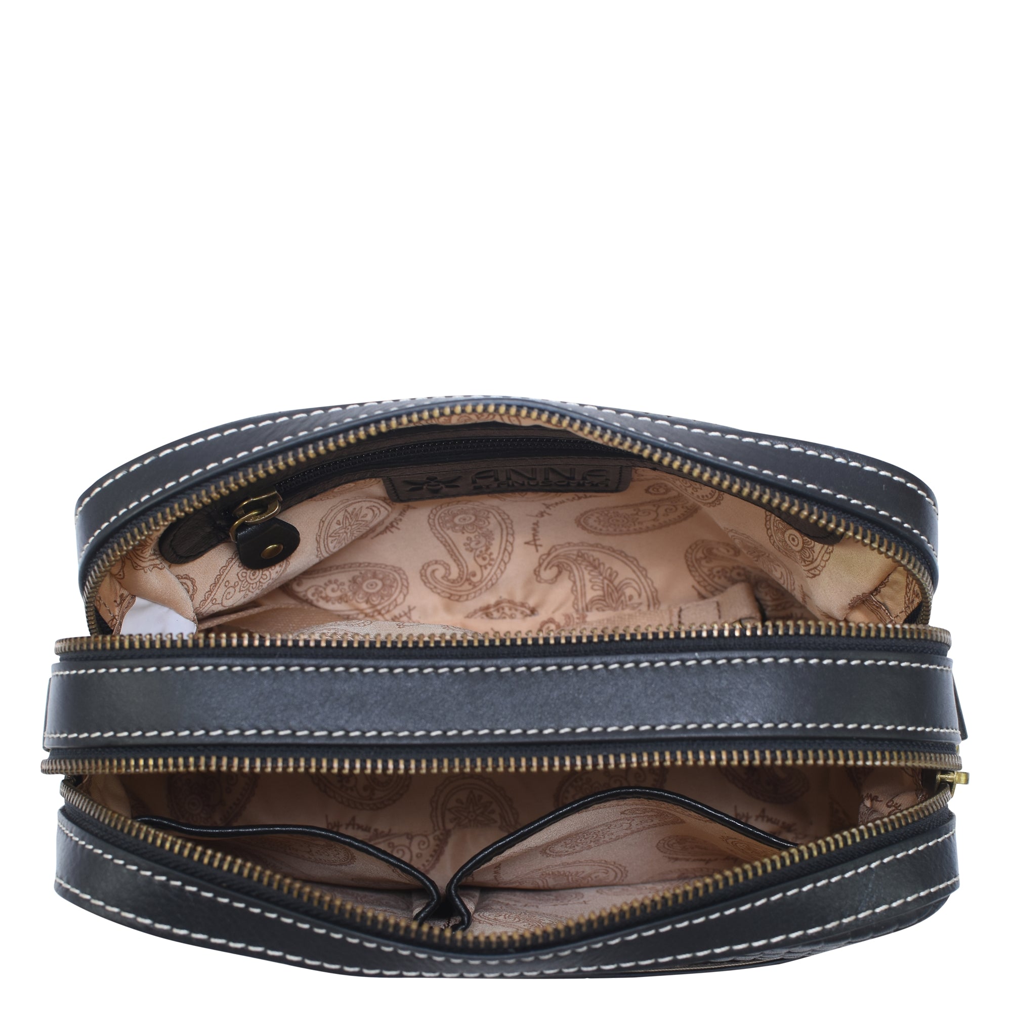 Twin Zippered Crossbody - 8457