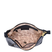 Heritage Leather Large Top Zip Hobo - 8487