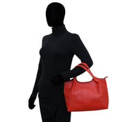 Heritage Leather Large Tote - 8528