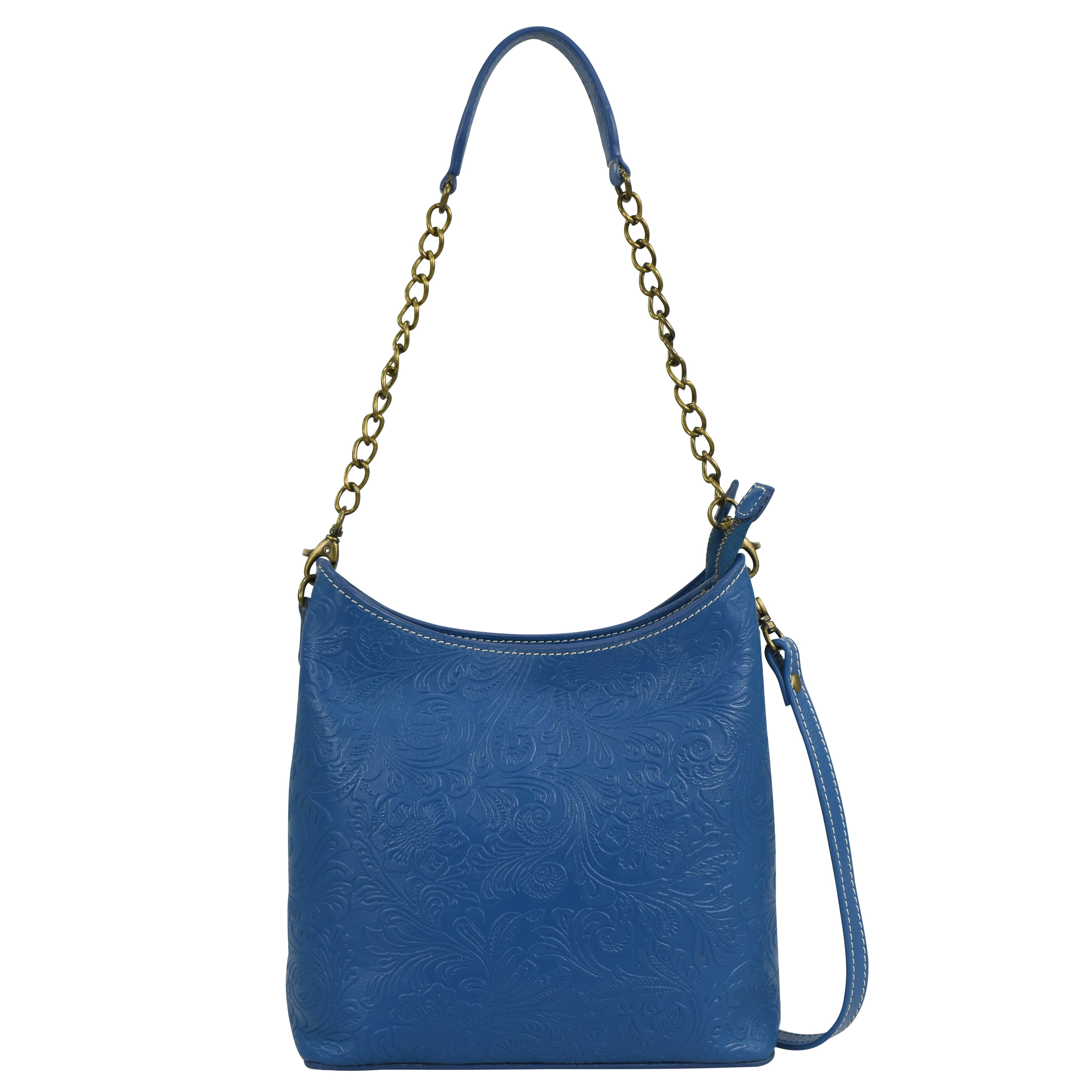 Heritage Leather Multicompartment Hobo - 8532