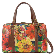 Heritage Leather Large Convertible Satchel - 8535