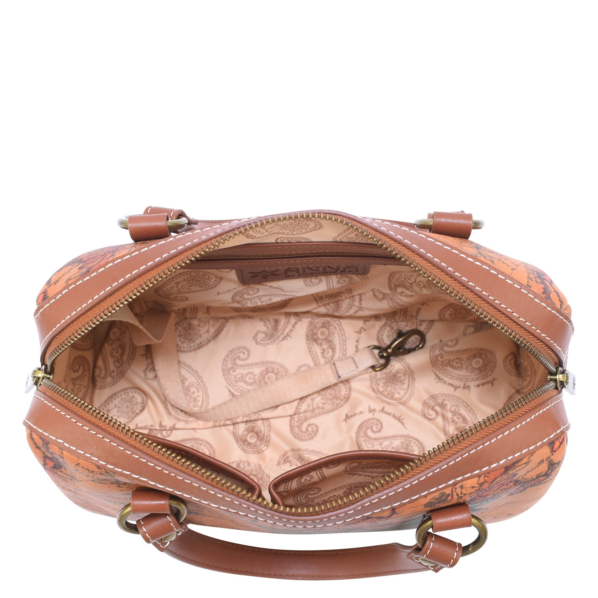 Heritage Leather Large Convertible Satchel - 8535