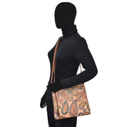 Heritage Leather Organizer Crossbody - 8593