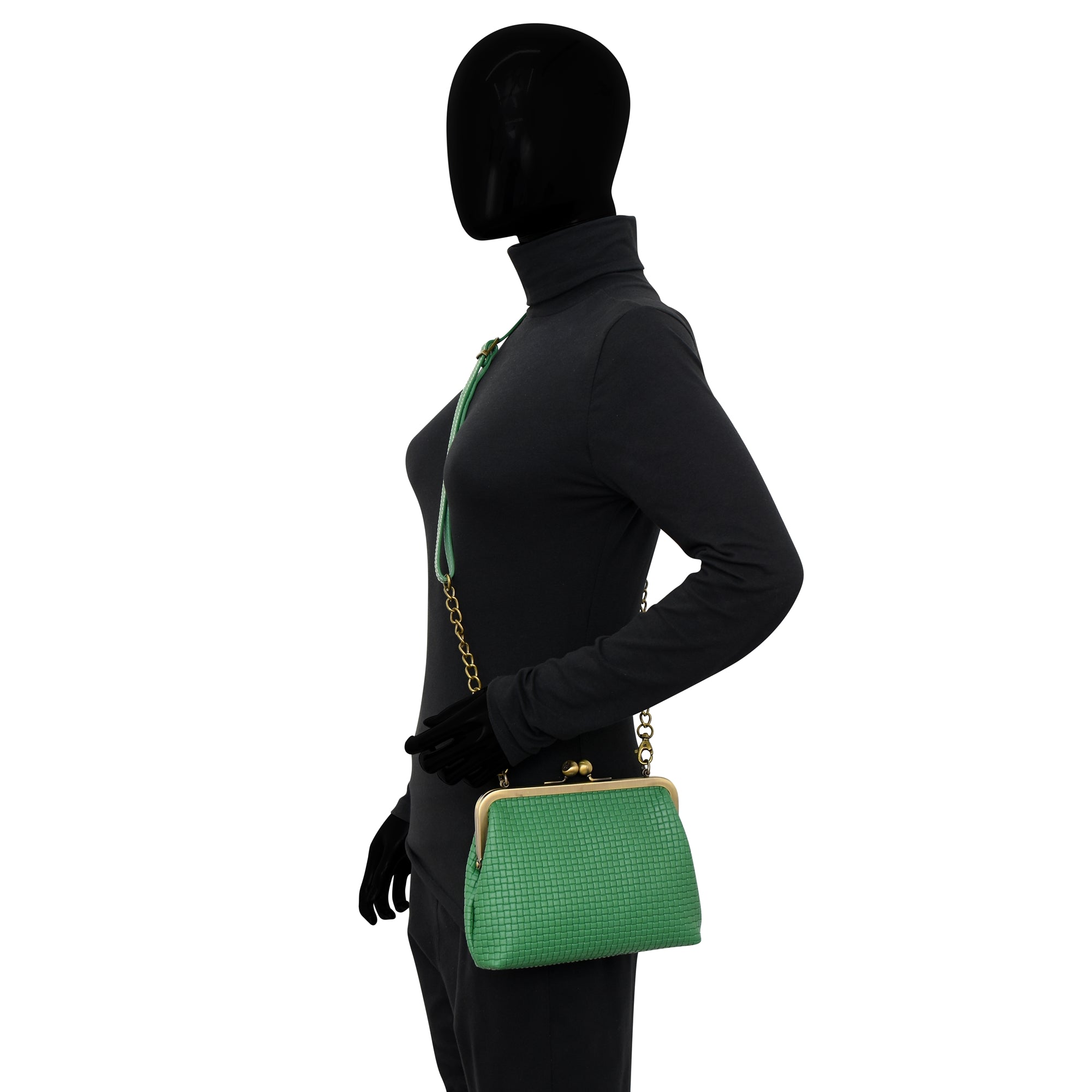 Heritage Leather Crossbody Frame Bag - 8594