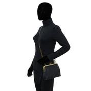 Heritage Leather Crossbody Frame Bag - 8594