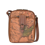 Heritage Leather Organizer Crossbody - 8632