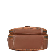 Heritage Leather Organizer Crossbody - 8632