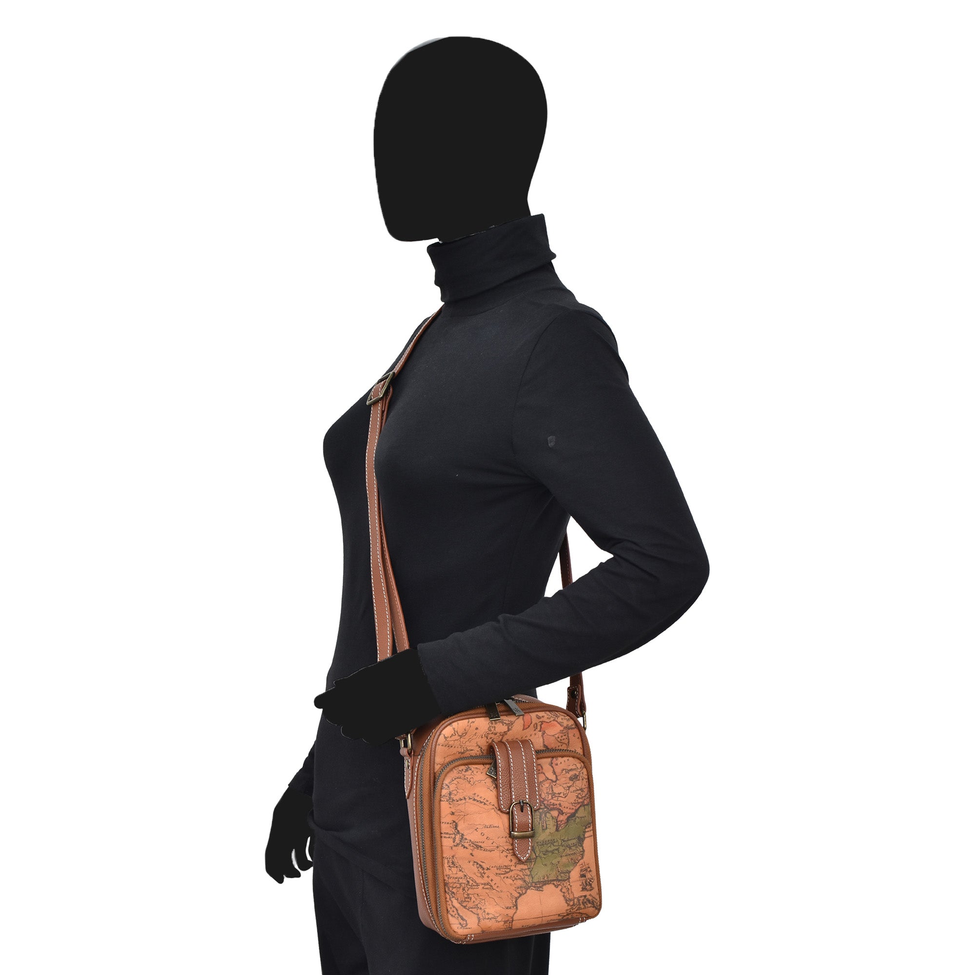 Heritage Leather Organizer Crossbody - 8632