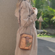 Heritage Leather Organizer Crossbody - 8632