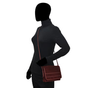 Heritage Leather Flap Crossbody - 8633