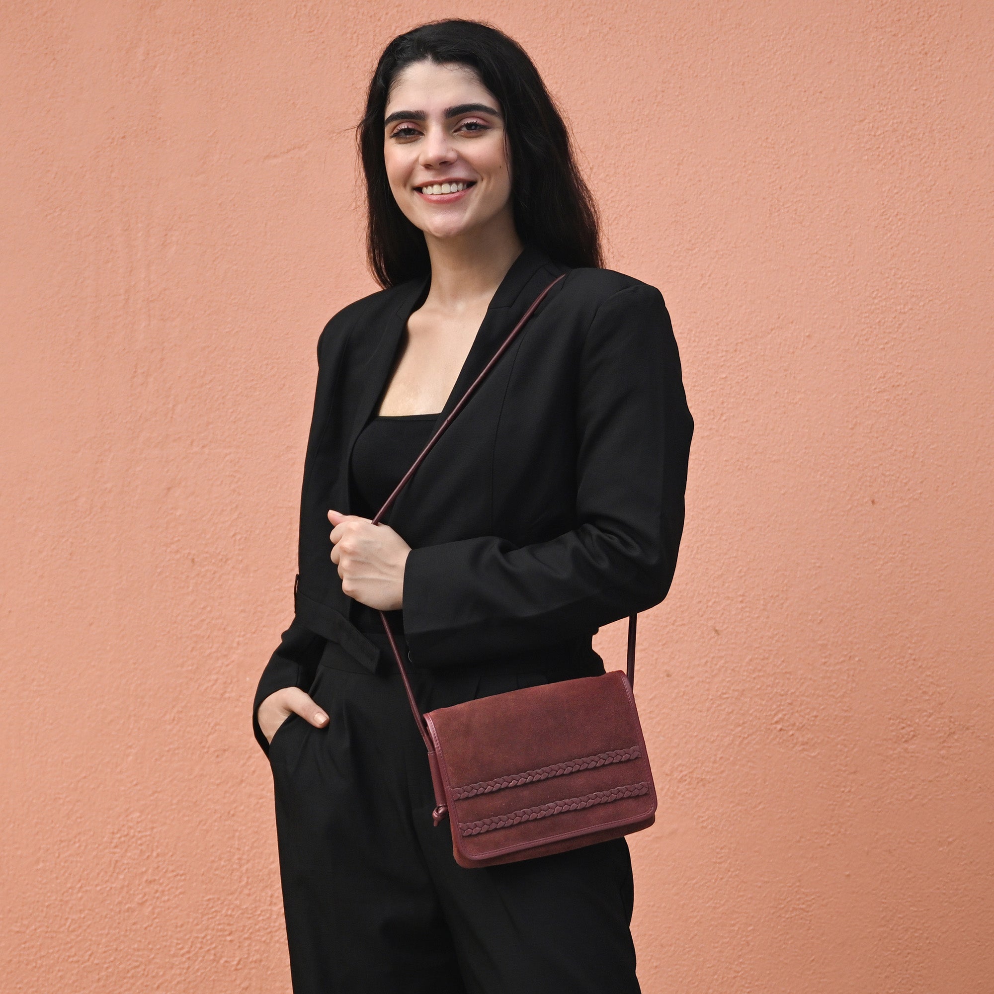 Heritage Leather Flap Crossbody - 8633