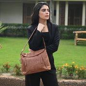 Heritage Leather Hobo - 8636