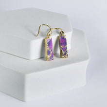 Load image into Gallery viewer, Mojave Brick Earrings - VER0008
