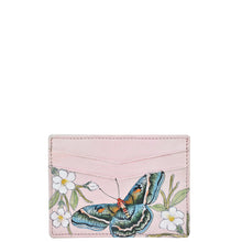 Load image into Gallery viewer, Anuschka Credit Card Case with Butterfly Melody painting
